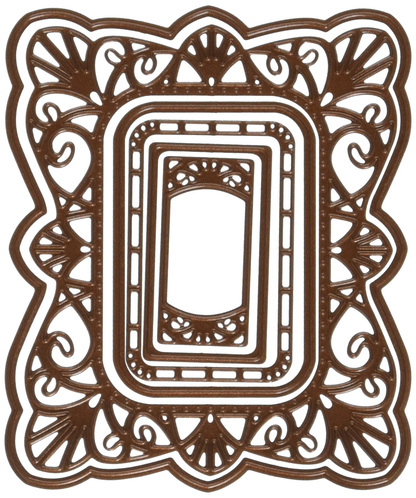 Sue Wilson Swiss Collection-Zurich Die Set, Metal, 11 x 9.1 cm