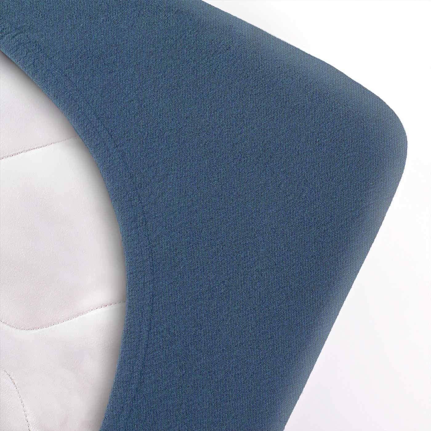 Draps Et Taies D Oreillers Drap Housse 100 Coton 90x200 100x200 Cm Hauteur Du Matelas Jusqua 25 Cm Marine Eterea Drap Housse En Jersey Cuisine Maison Groupisd Com