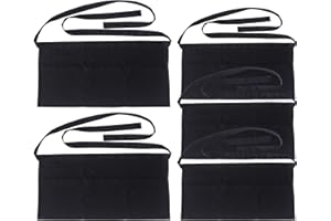 SEW UR LIFE Resist water 3 big Pockets Waist Server Apron Kitchen Restaurant Unisex Half Aprons