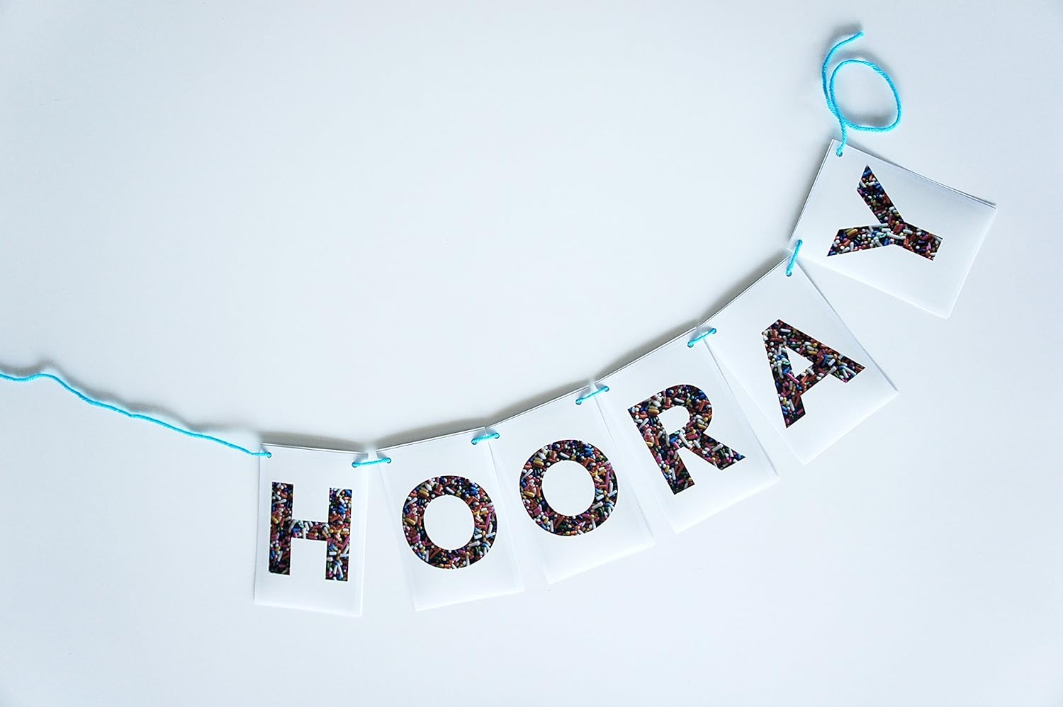 Amazon Com Home Decor Or Party Banner Sprinkle Hooray Handmade