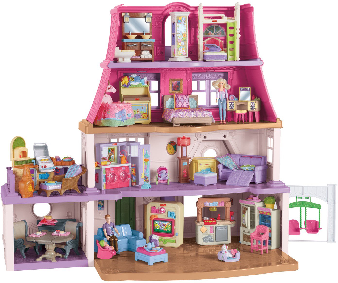 Mua FisherPrice Loving Family Dollhouse trên Amazon Mỹ chính hãng 2020