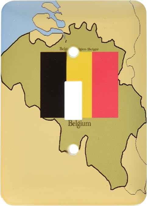 Amazon Co Jp 3drose Lsp 1マップとの国旗ベルギーwithベルギーの英語 フランス語 ドイツ オランダで印刷されます Single切り替えスイッチ Diy 工具 ガーデン