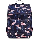 Recycled Ripstop Cooler Backpack, Flamingo Party, One Size