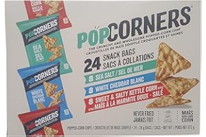 PopCorners Flavoured Popped-Corn Chips, 24 × 28 g