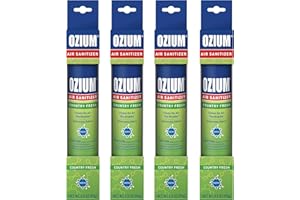 Ozium Air Sanitizer & Odor Eliminator for Homes, Cars, Offices and More, Country Fresh, 3.5 Ounce (Pack of 4)