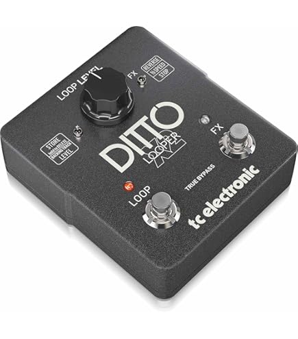 TC Electronic Guitar Looper Effects Pedal, Black (Ditto JAM X2