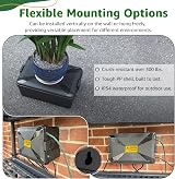 NineLeaf Extra Large Waterproof Electrical Box IP54 Weatherproof Outdoor Outlet view 4