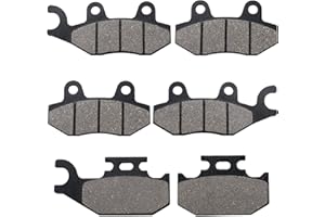 Kabing Brake Pads Front & Rear for Yamaha Rhino 660 YXR660 4x4 2004-2007 Rhino 450 YXR450 4x4 2006-2009 Raptor 700 700R YFM700 YFM700R 2006-2012