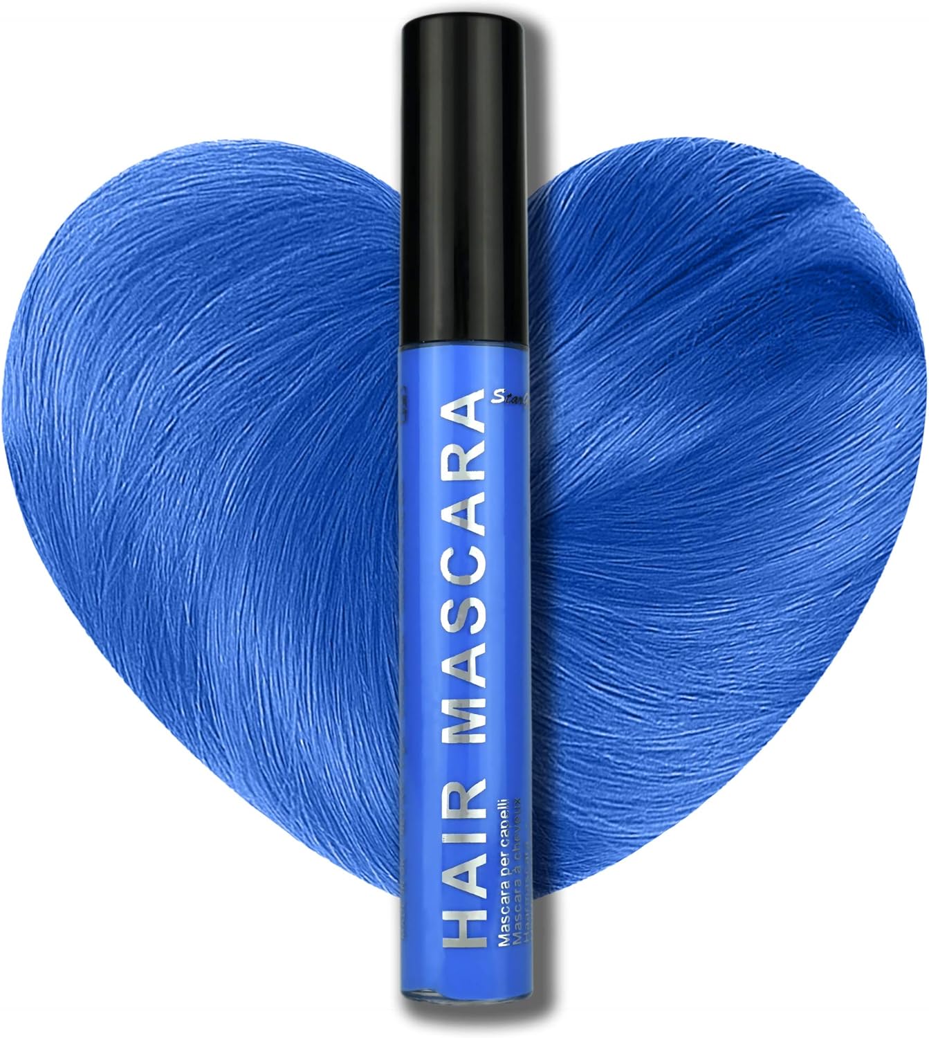 Stargazer Neon Blue UVReactive Hair Mascara, Wash Out Colour BigaMart