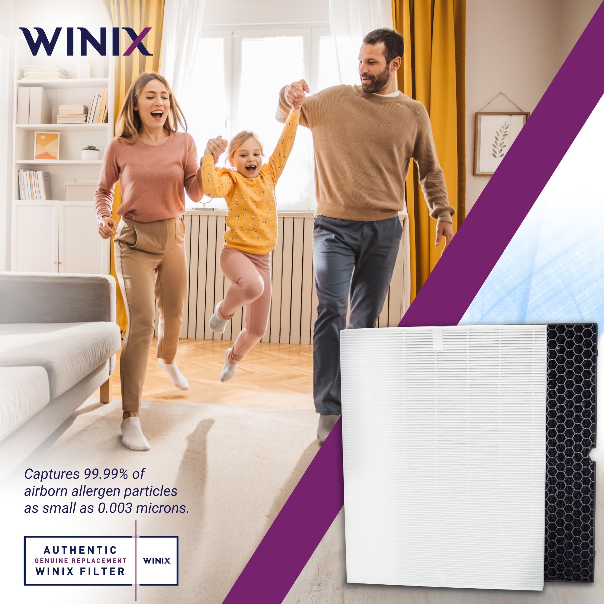 Genuine Winix 116130 Replacement Filter H for 5500-2 Air Purifier , 16.25