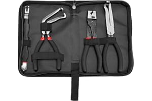 Essential Electrical Disconnect Pliers for Cars - 4 Pieces Set Including Automotive Connector Separator Tool and Fuel Line Pe