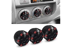 DUBBS HARDWARE 2nd Gen Tacoma Accessories AC Knob Upgrade - 2005,2006,2007,2008,2009,2010,2011,2012,2013,2014,2015 Tacoma Climate Control Dial Mods Set - 2nd Gen Tacoma Mods - for Toyota Interior Replacement Kit