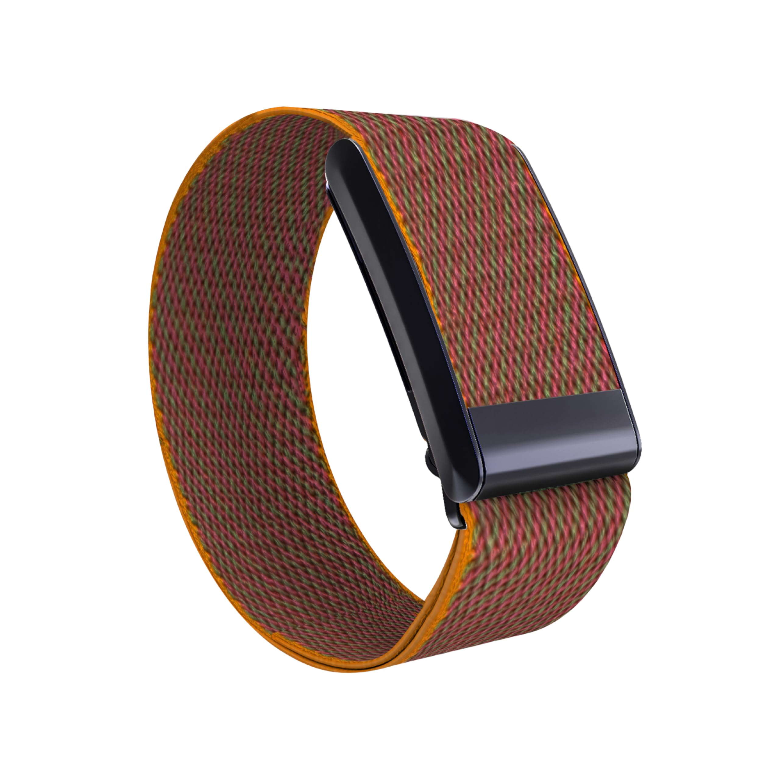 AR LABS Premium Whoop 4.0 Compatible Band | Stylish & Affordable Replacement Strap | Comfortable & Breathable Wristband (Orange Edge)