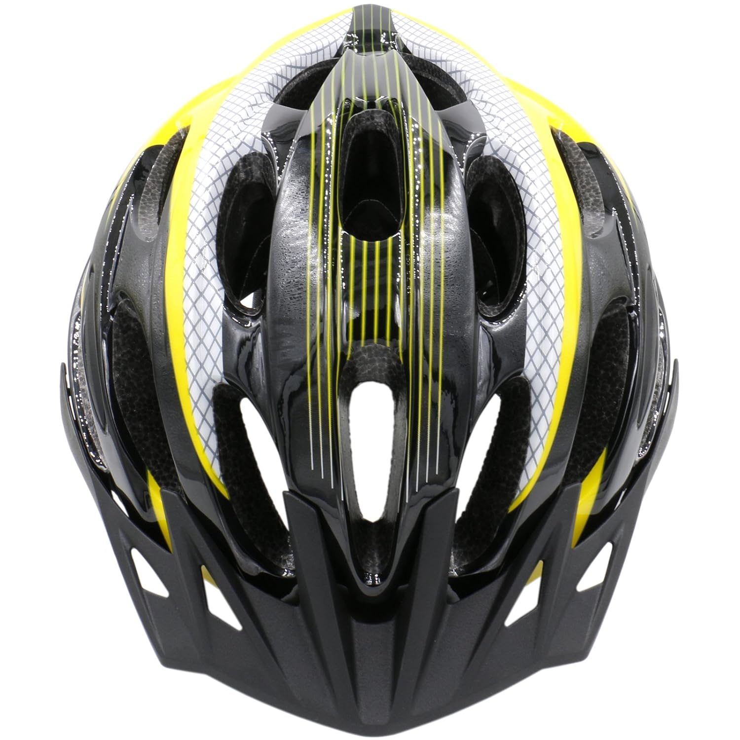 Baomain Adult Cycling Bike Helmet for Men Women YellowBlack Adjustable