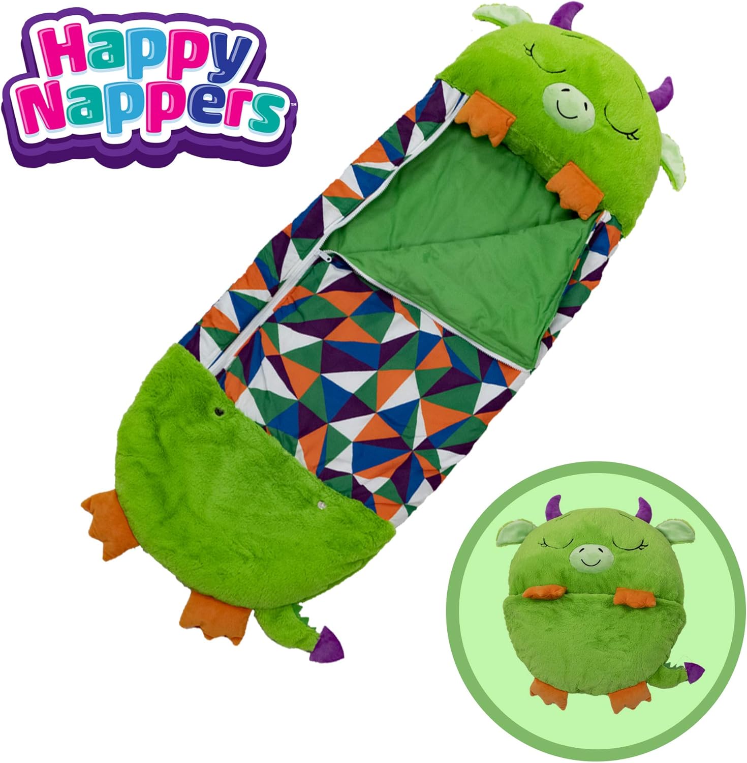 Happy Nappers Pillow & Sleepy Sack Comfy, Cozy, Compact