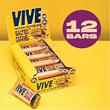 Vive Vegan Protein Salted Caramel Bar 100% Plant Based Pack of 12 view 2