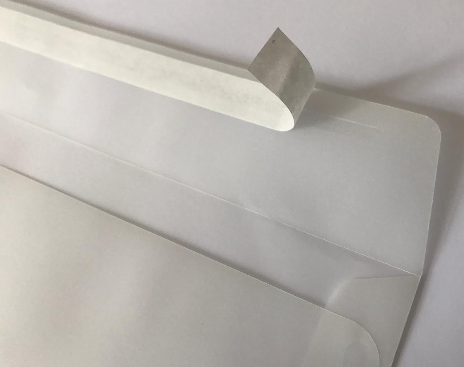 umschlag-Discount, Transparent Envelopes, C5 = 229 x 162 mm, 100g/m2, Peel and Seal, 100 pc, weiß-transparent