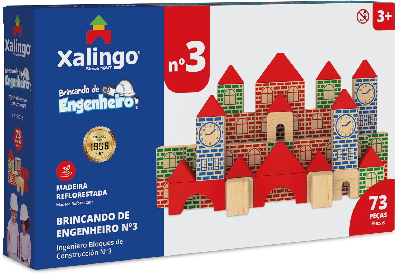 Brincando de Engenheiro 73 Peças Xalingo