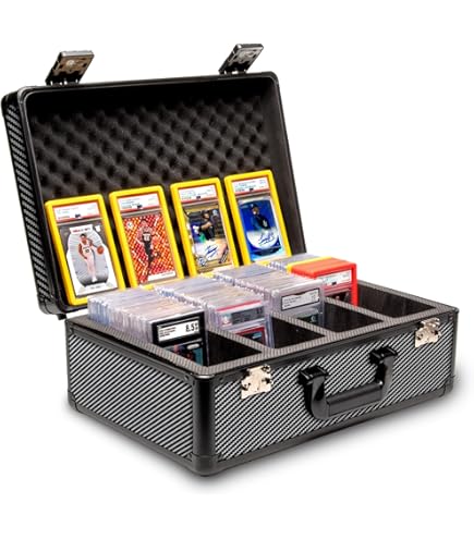 Amazon.com: Panopply SLAB ARMOR 3 Row Graded Card Storage Box PSA Card Slab  Case For Graded cards Hold 120+ Slabs Graded Card Case PSA Graded Card  Storage Sports Baseball Card Collector Gifts (