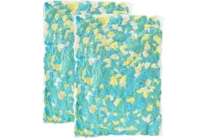 10lbs Shredded Memory Foam Bean Bag Chair Filler, Premium Soft Pillow Stuffing Refill, High Density Foam for Couch Cushion, D