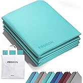PROIRON Foldable Yoga Mat 0.24"/0.16" for Home Workout & Travel, Non Slip Travel Yoga Mats with Carry Bag, Packable Yoga Mat for Home Gym, Pilates, Fitness,Stretching
