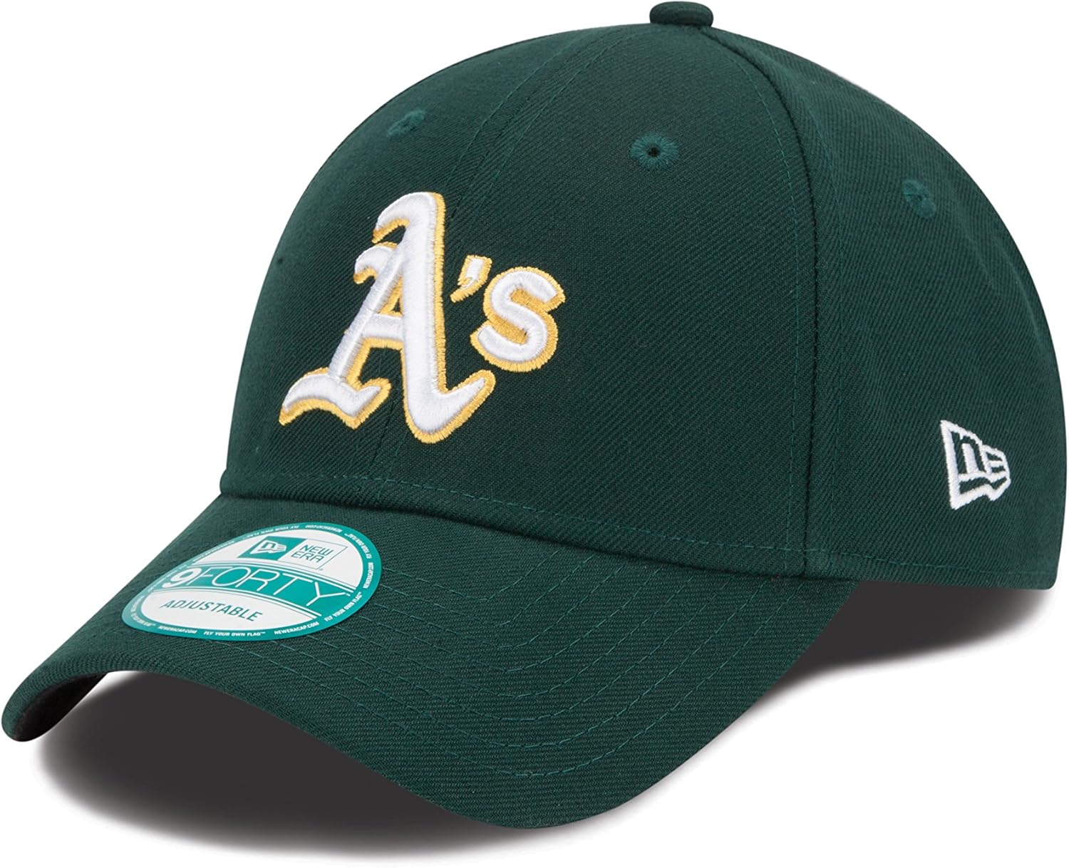 New Era MLB The League 9FORTY Adjustable Cap Road, Green, One Size : Clothing