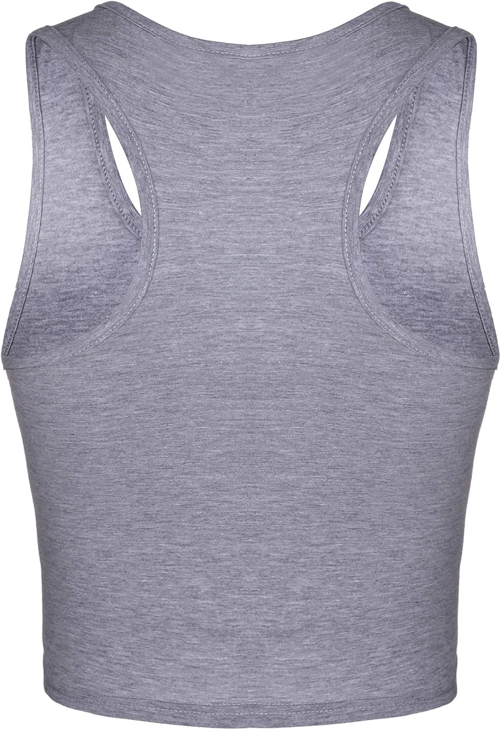4 Pieces Basic Crop Tank Tops Sleeveless Racerback Crop Sport Cotton Top for Women: Clothing