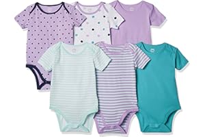 �鶹�� Essentials Baby 6-Pack Short-Sleeve Bodysuit