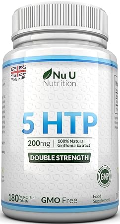 5-HTP 200 mg Doppia Forza 180 Compresse Fornitura Per 6 Mesi ★ GARANZIA SODDISFATTI O RIMBORSATI AL 100% ★ Prova il Beneficio o Chiedi un Rimborso - 5-HTP 100% Naturale, Estratto dalla Griffonia - Può Incrementare i Livelli di Serotonina - Migliora l'Umore e Aiuta il Sonno