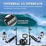 Sea frogs Waterproof Case for OM SYSTEM TG-7 195FT/60M Diving Housing + Red view 3