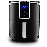 Gourmia GAF265 Digital Air Fryer - Oil-Free Healthy Cooking - 4-Quart Capacity - 8 Cook Modes - Removable, Dishwasher-Safe Tr