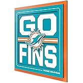 YouTheFan NFL Miami Dolphins Slogan Series 3D Wall Art