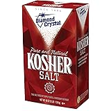 Diamond Crystal Kosher Salt – Full Flavor, No Additives and Less Sodium - Pure and Natural Since 1886 - 3 Pound Box