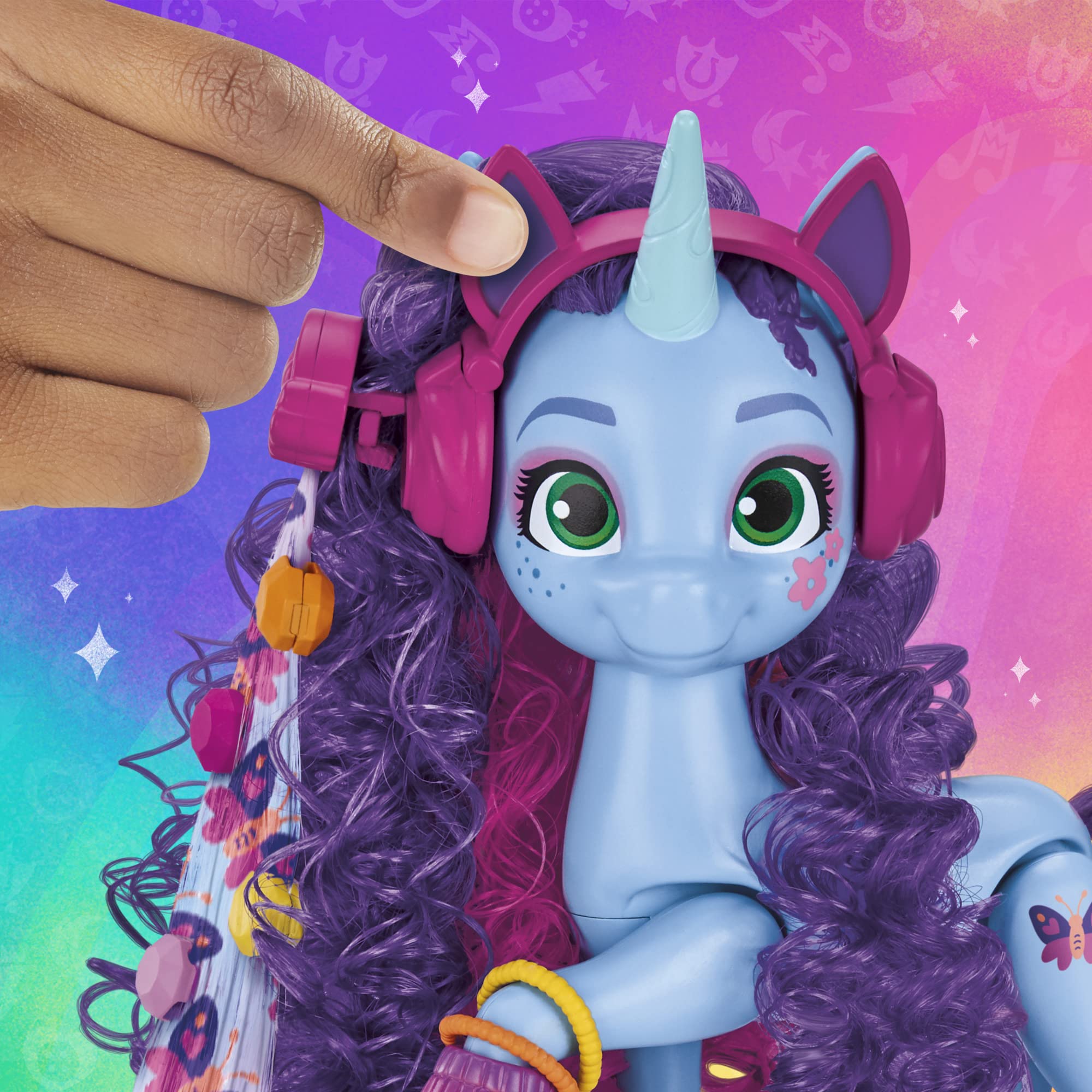 My Little Pony Toys Misty Brightdawn Style of The Day, 5-Inch Hair Styling Dolls, Toys for 5 Year Old Girls and Boys