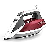 BLACK+DECKER Digital LED Iron,Clothing Iron with Auto Shut Off and Spray Mist Features, Silver/Blue, IR1375S