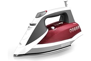 Black+Decker IR2050 Textile Iron, Standard, Red