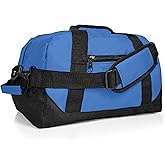DALIX 14" Small Duffle Bag Two Toned Gym Travel Bag