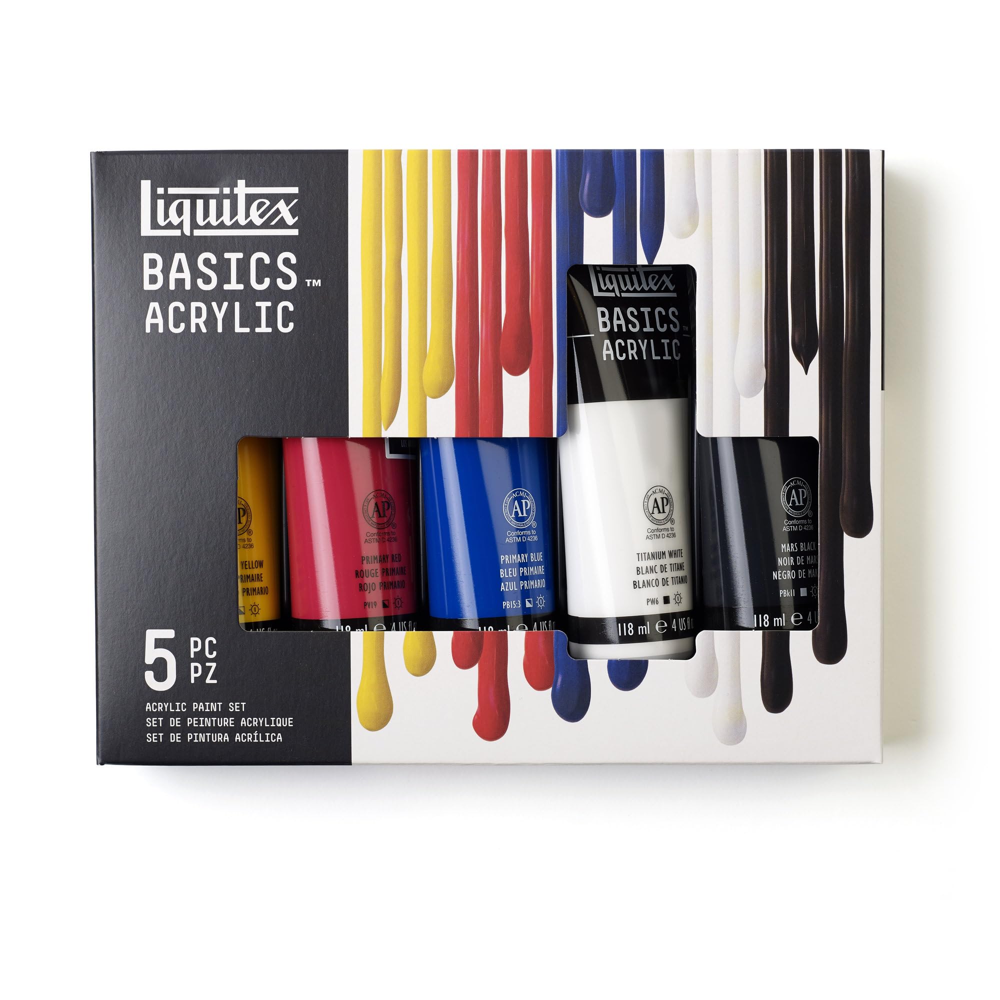 Liquitex Basics Acrylic Set 5X118ml