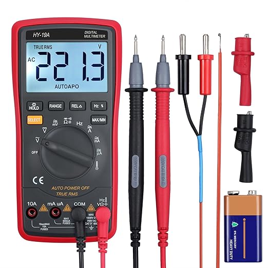 title=LiNKFOR Multimetro Digitale 6000 Counts TRMS Multimetro Automatico Manuale
