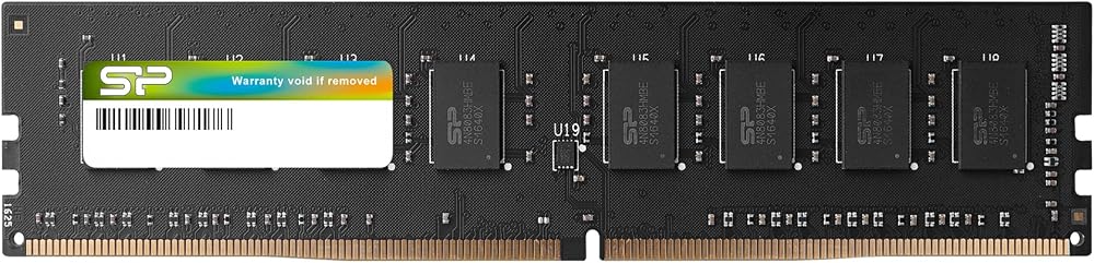 Silicon Power 8GB DDR4-2666 UDIMM CL19 1.2V Non-ECC Desktop Memory