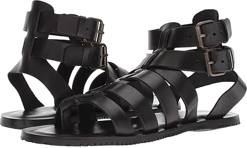 mens black gladiator sandals