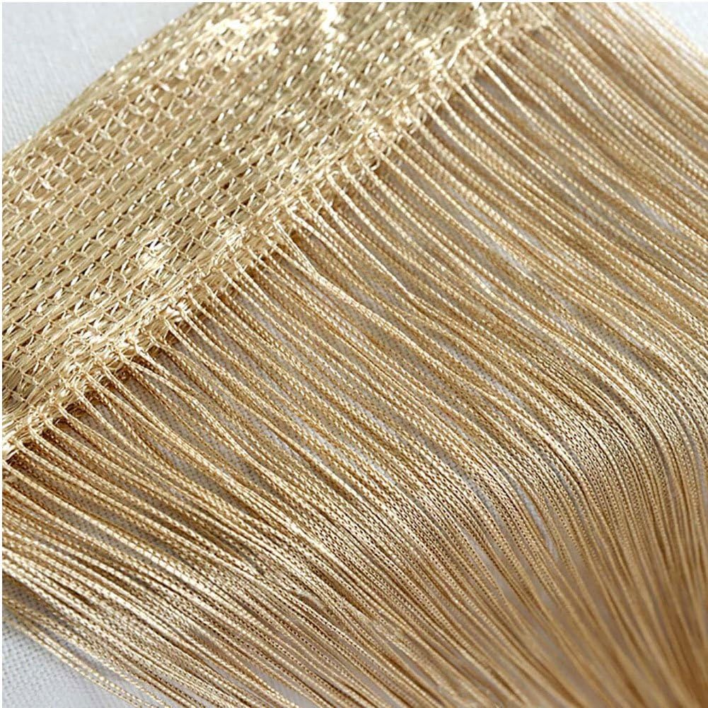 Door String Curtain, Wall Panel Fringe Window Room Divider Blind, Home