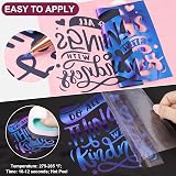VINYL FROG Gradual HTV Purple to Blue Gradient 12x5ft Chameleon Vinyl view 3