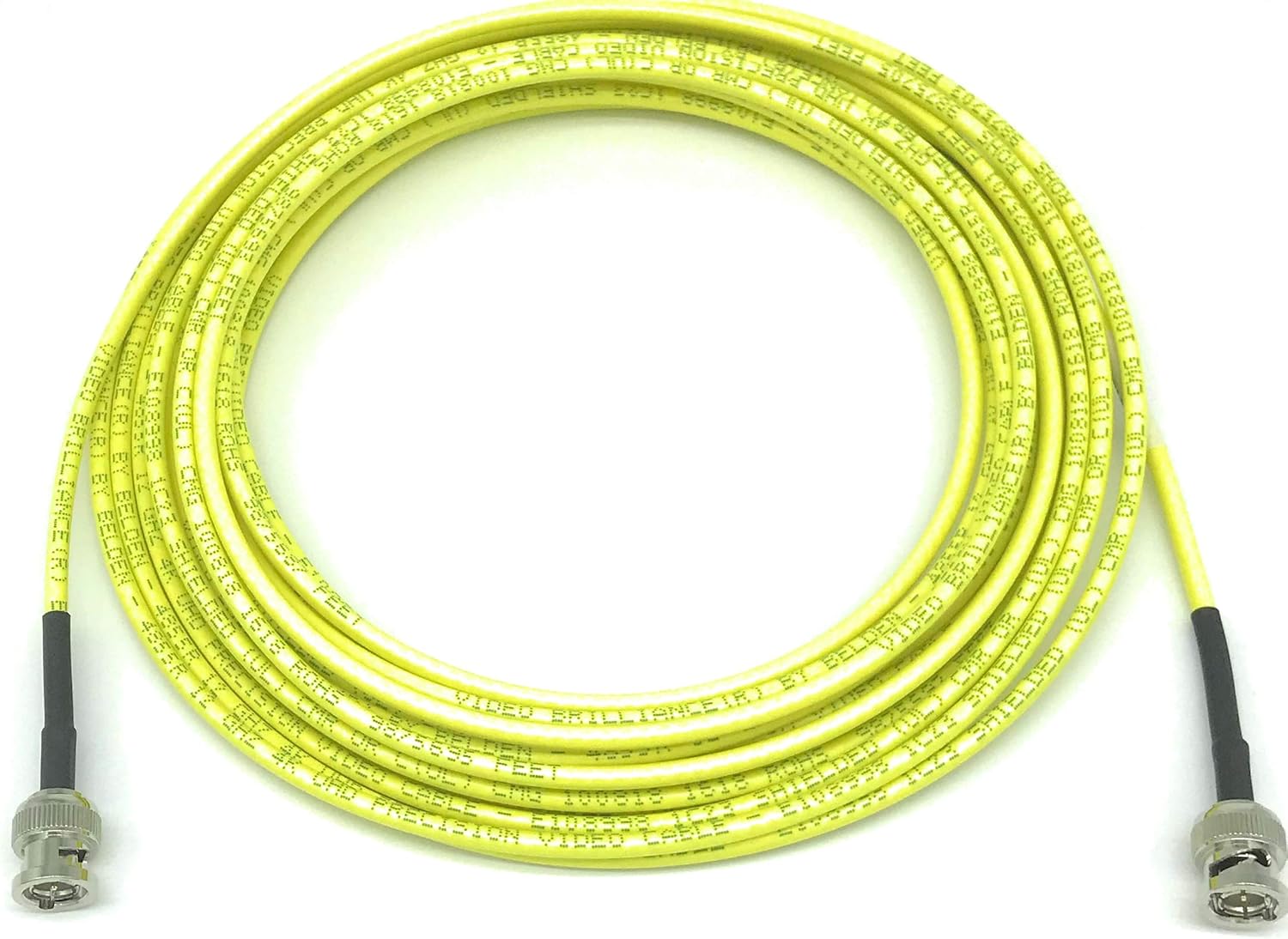 AV-Cables 12G 4K HD SDI BNC - BNC Cable Belden 4855R Mini RG59 (3ft, Green): Home Audio & Theater