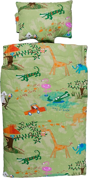 Amazon Com Snug Bugs Toddler Nap Mat With Pillow And Blanket