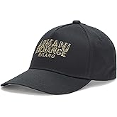 Armani Exchange Men's Milano Black & Gold Baseball Hat, Black, One Size