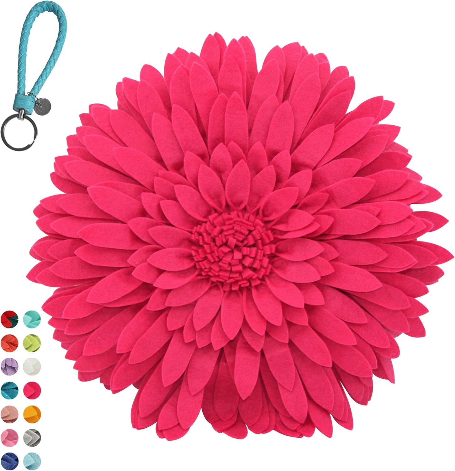 Amazon Com Flower Decorative Pillow 3d Daisy Flower Pillow