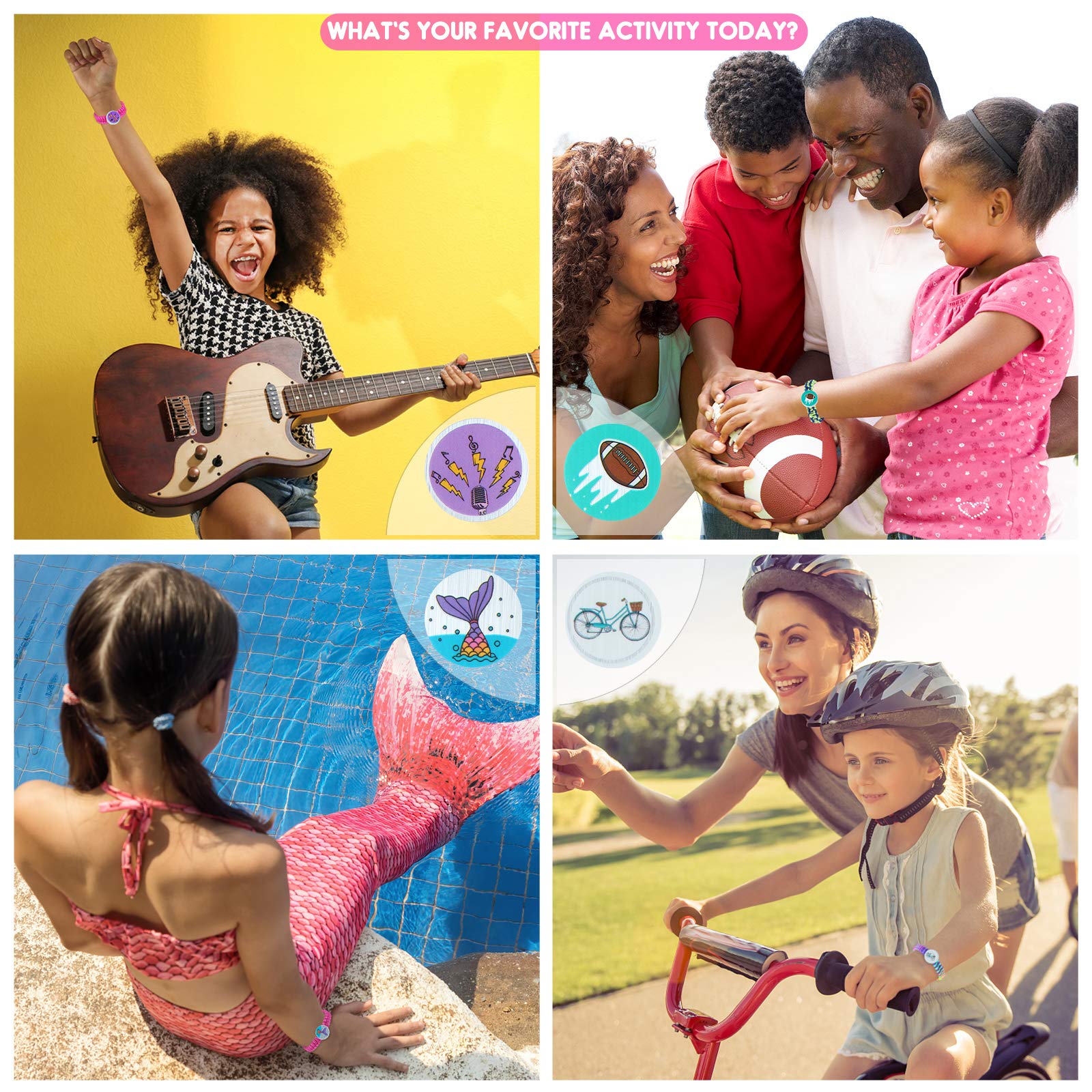 GILI Friendship Bracelets Refill Pack with 15 Latest Theme Stickers, Art and Crafts Toys for Girls Age 6, 7, 8, 9, 10, 11, 12, DIY Christmas and Birthday Gifts for 8-12 Year Old Kids and Teen Girls