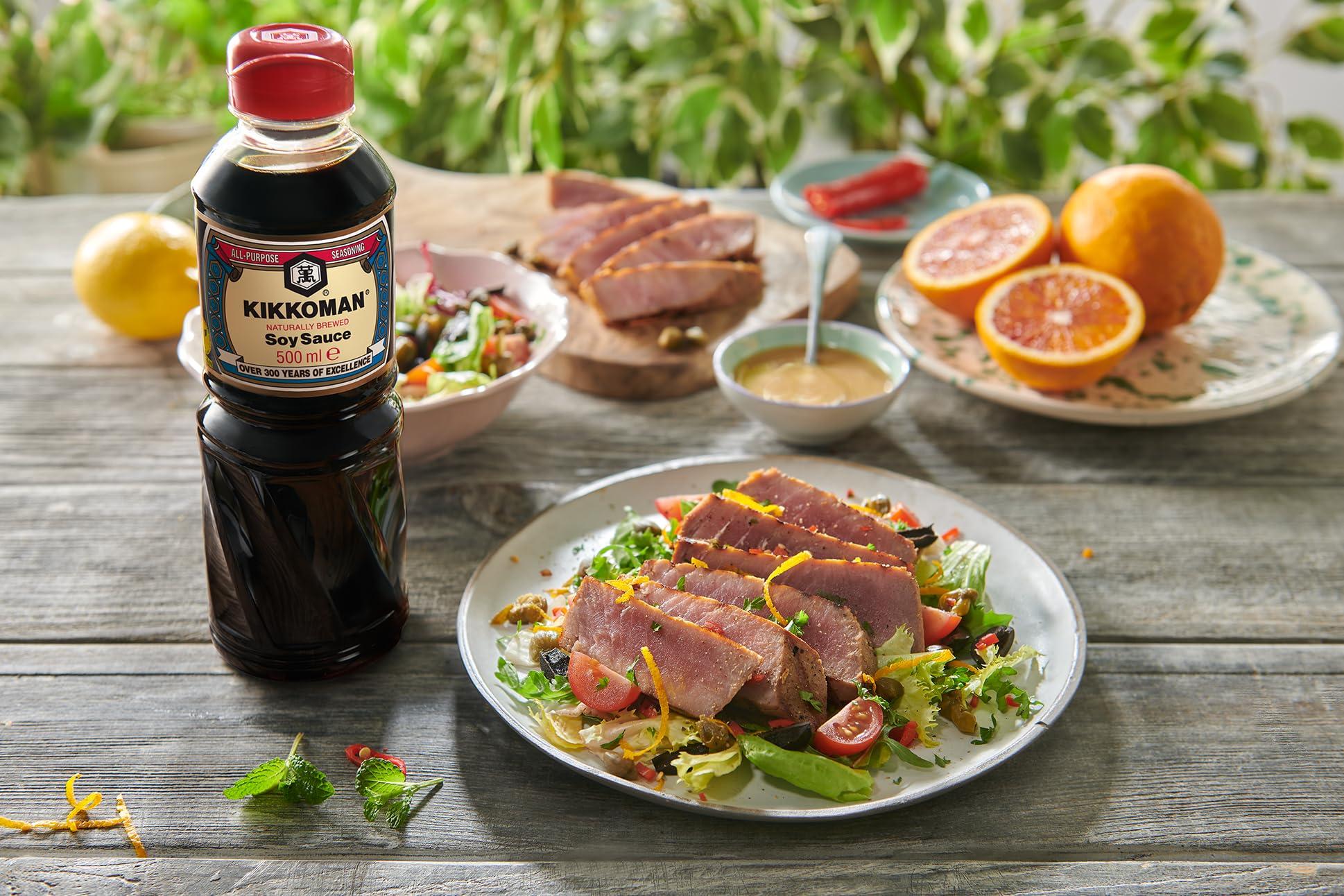 KIKKOMAN - Sojasoße (Pet) - (1 X 1 LTR) (Packung mit 2) 5