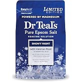 Dr Teal's Epsom Salt Magnesium Soak, Snowy Night, 3 lbs